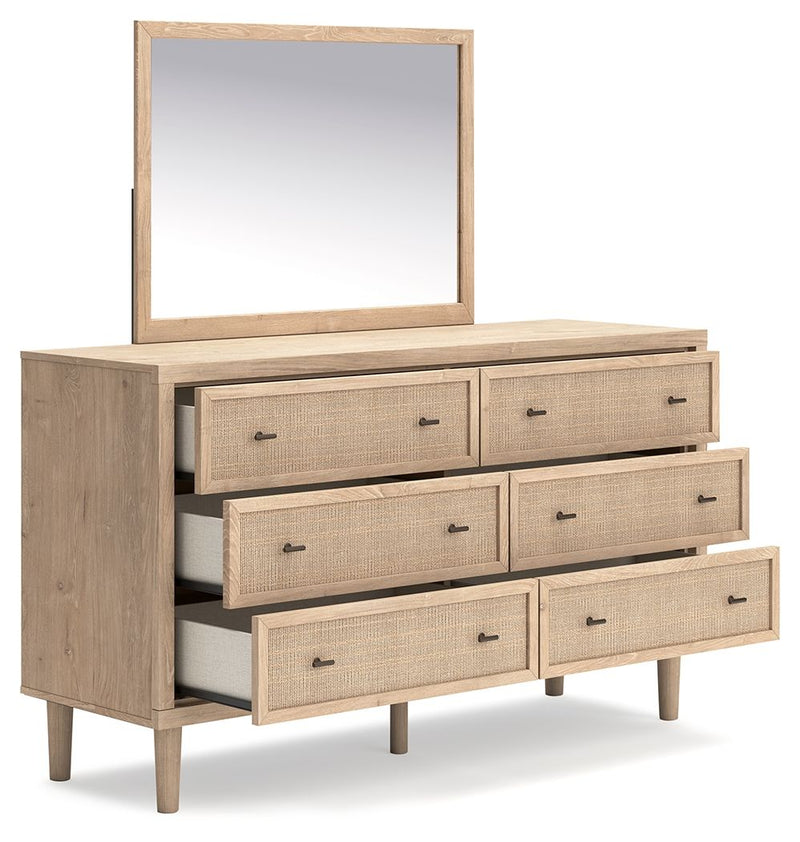 Cielden - Two-Tone - Dresser And Mirror - JaxCo Furniture