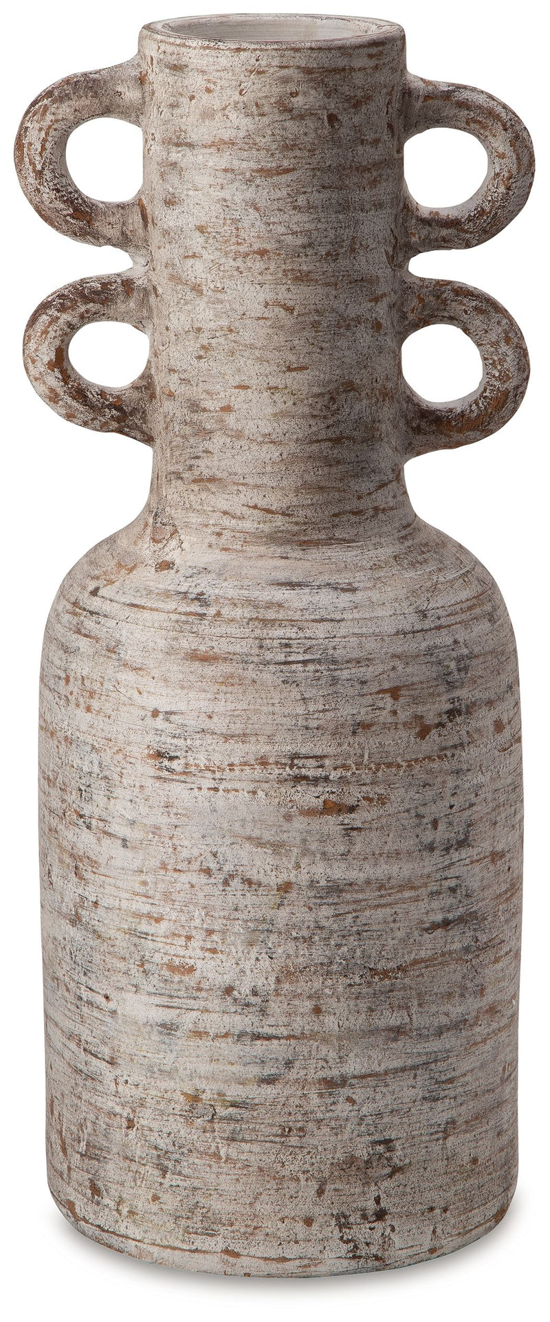 Wellbridge - Distressed White - Vase - JaxCo Furniture