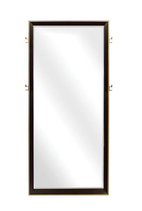 Durango - Standing Floor Mirror - Smoked Peppercorn - JaxCo Furniture