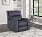 Lovell - Power Reclining Chair - Dark Gray - JaxCo Furniture