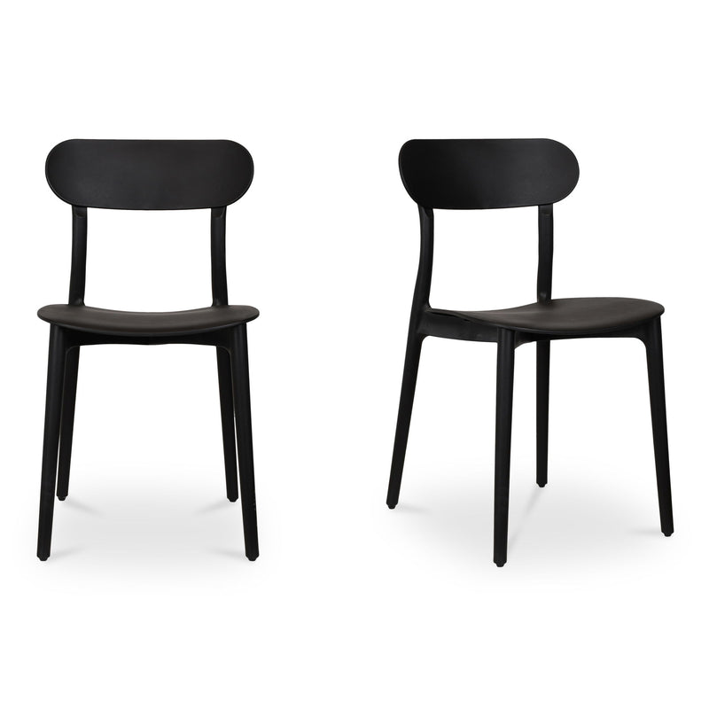 Kent - Outdoor Dining Chair (Set of 2) - Black - JaxCo Furniture