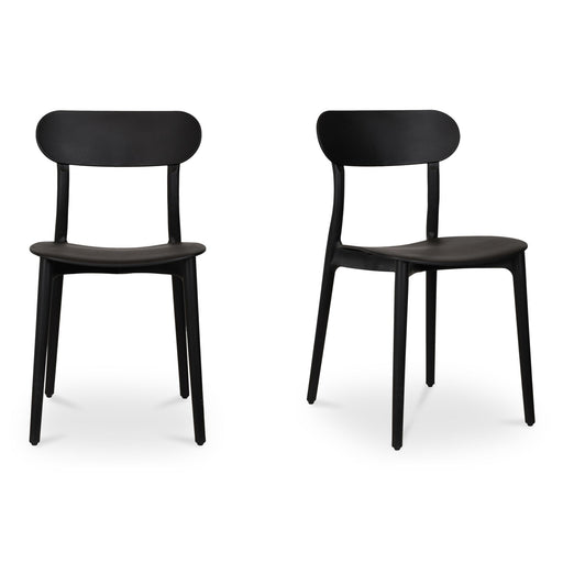 Kent - Outdoor Dining Chair (Set of 2) - Black - JaxCo Furniture