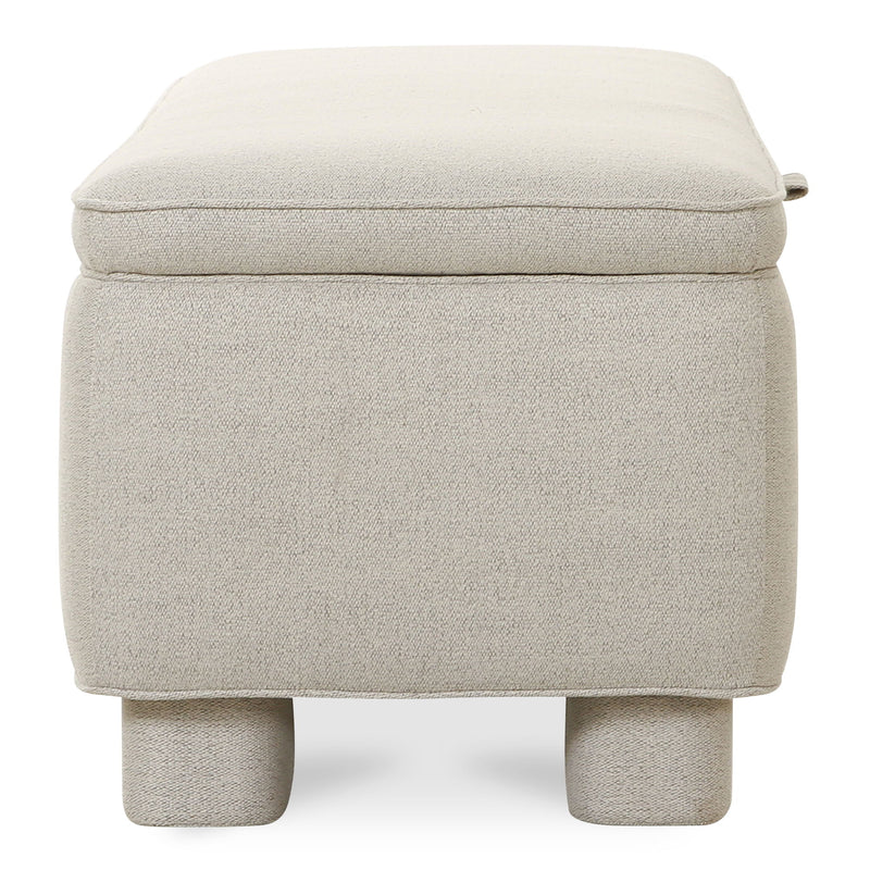 Ichigo - Storage Bench - Light Gray - JaxCo Furniture