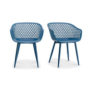 Piazza - Outdoor Chair (Set of 2) - Blue - JaxCo Furniture