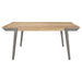 Nogales - Rectangular Wood Dining Table - Coastal Gray - JaxCo Furniture