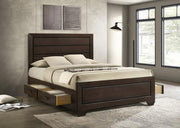 Kauffman - Wood Storage Panel Bed - JaxCo Furniture