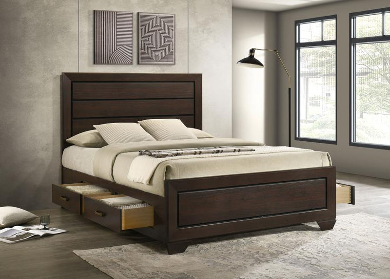 Kauffman - Wood Storage Panel Bed - JaxCo Furniture