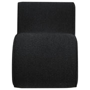 Ronea - Boucle Upholstered Armless Curved Chair - JaxCo Furniture