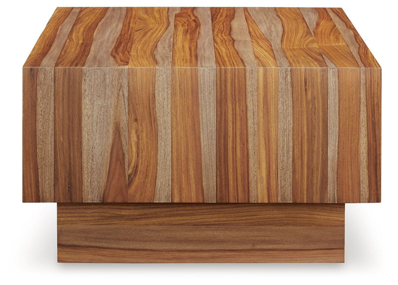 Dressonni - Brown - Rectangular Cocktail Table - JaxCo Furniture