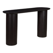 Povera - Acacia Wood Console Table - Black - JaxCo Furniture