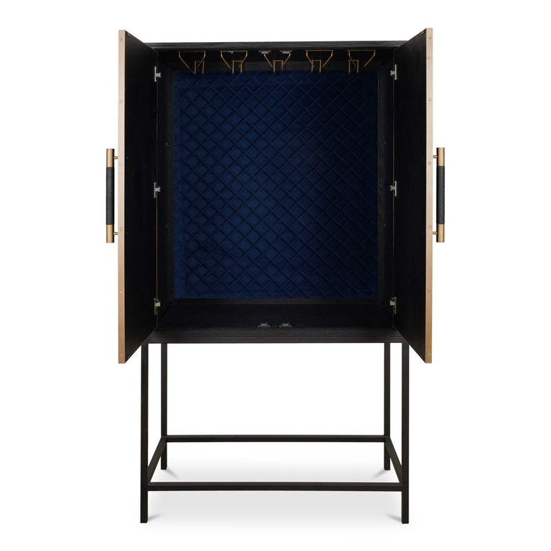Mako - Bar Cabinet - Black - JaxCo Furniture