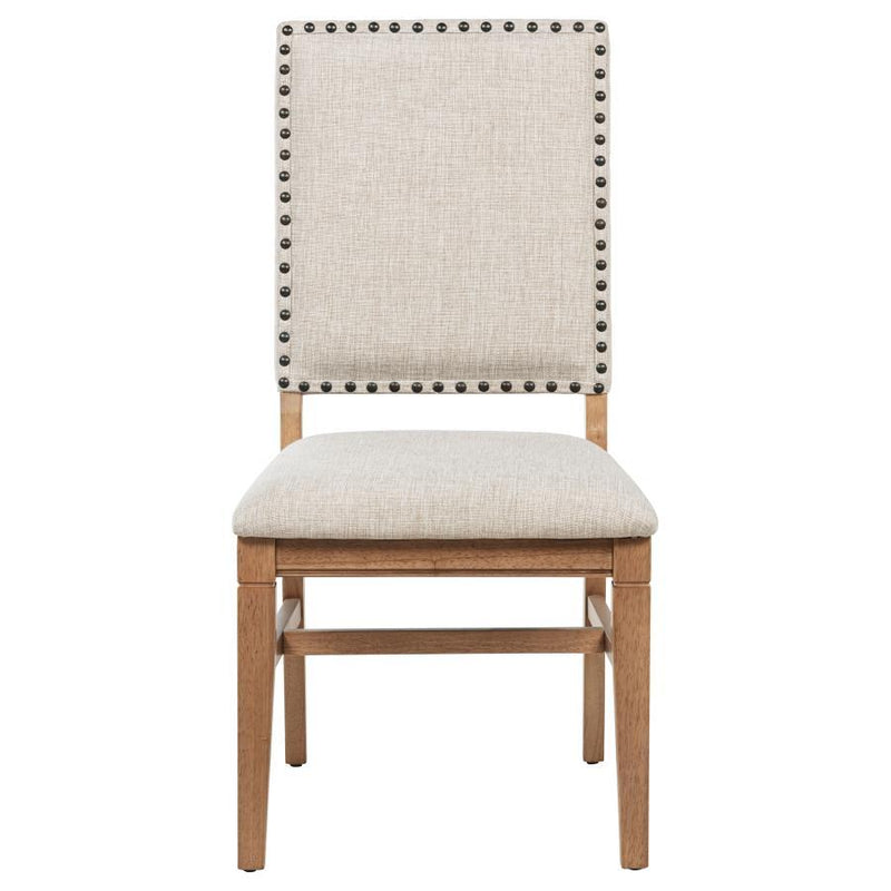 Middleton - Upholstered Dining Side Chair Beige (Set of 2) - Natural - JaxCo Furniture