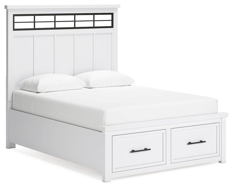 Ashbryn - Panel Storage Bed - JaxCo Furniture