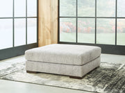 Regent Park - Pewter - Oversized Accent Ottoman - JaxCo Furniture