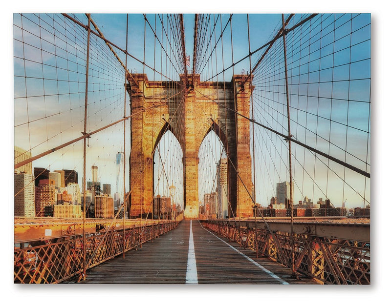 Shayward - Blue / Amber - Wall Art - JaxCo Furniture