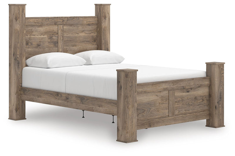 Rusticott - Poster Bed - JaxCo Furniture
