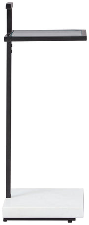 Mannill - Black / White - Accent Table - JaxCo Furniture