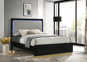 Caraway - Wood LED Panel Bed - JaxCo Furniture
