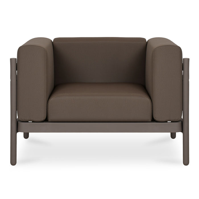 Suri - Outdoor Lounge Chair - Taupe - JaxCo Furniture