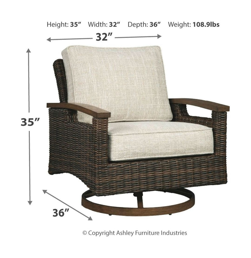 Paradise Trail - Medium Brown - 3 Pc. - Lounge Set - JaxCo Furniture
