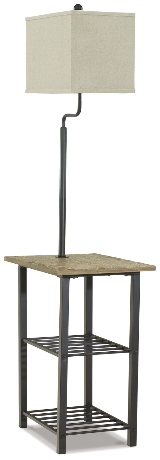 Shianne - Black - Metal Tray Lamp - JaxCo Furniture