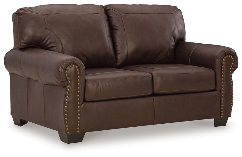Colleton - Dark Brown - Loveseat - JaxCo Furniture