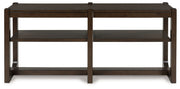 Breckington - Dark Brown - Sofa Table - JaxCo Furniture