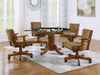 Mitchell - 5-Piece Dining And Game Table Set - Amber - JaxCo Furniture