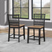 Magnolia - 5 Piece Counter Table Dining Set - Black / Light Brown - JaxCo Furniture