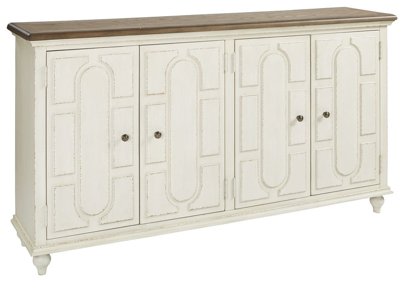 Roranville - Antique White - Accent Cabinet - JaxCo Furniture
