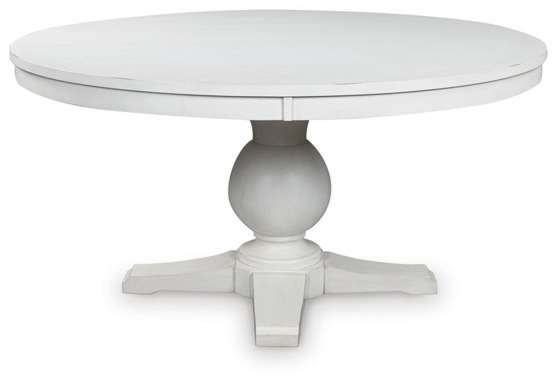 Greddinton - White - Dining Table - JaxCo Furniture
