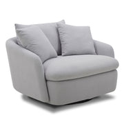 Boomer - Large Swivel Chair with 2 Pillows - JaxCo Furniture