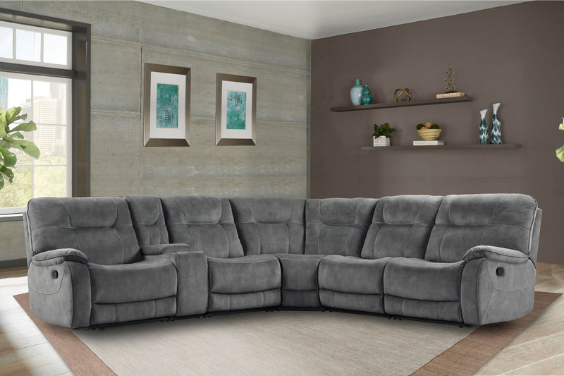 Cooper - Modular Manual Reclining Sectional - JaxCo Furniture