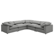 Raleigh - Boucle Upholstered Modular Sectional - JaxCo Furniture