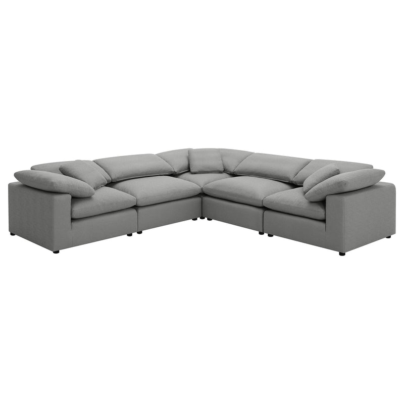 Raleigh - Boucle Upholstered Modular Sectional - JaxCo Furniture