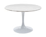 Colfax - White Marquina Marble Dining Set - JaxCo Furniture