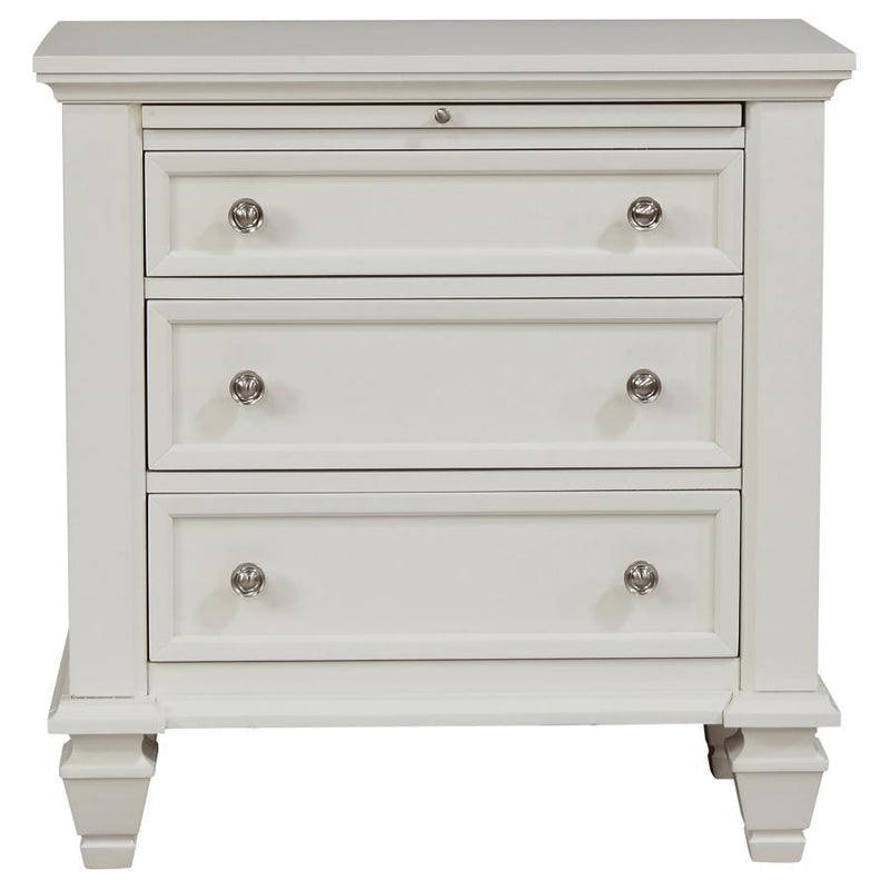 Sandy Beach - 3-drawer Nightstand - JaxCo Furniture