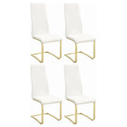 Montclair - Upholstered Dining Side Chair (Set of 4) - White - JaxCo Furniture