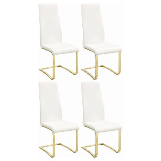 Montclair - Upholstered Dining Side Chair (Set of 4) - White - JaxCo Furniture