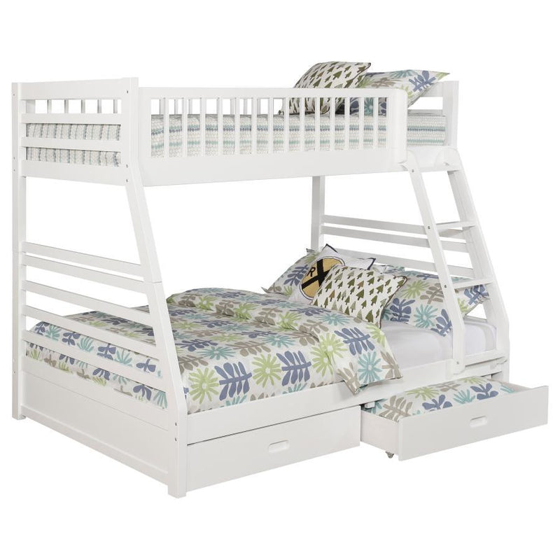Ashton - 2-Drawer Wood Bunk Bed - JaxCo Furniture