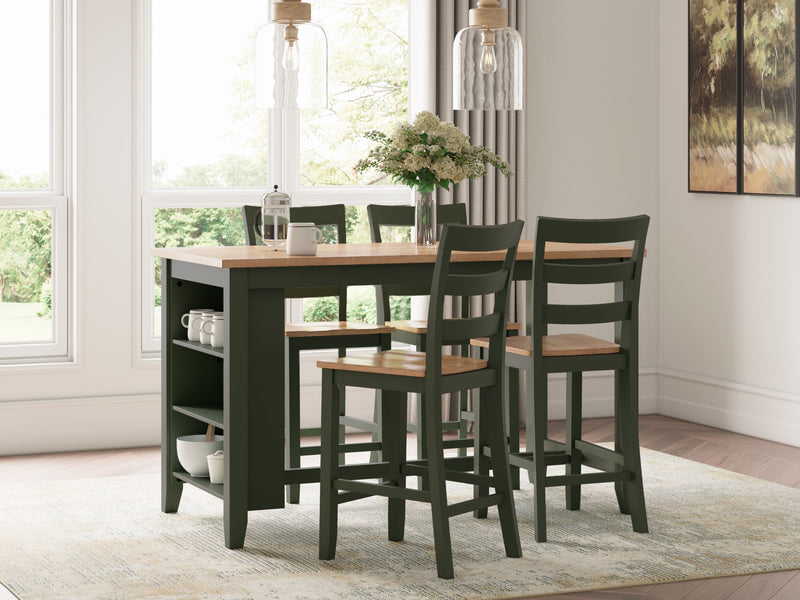 Gesthaven - Rectangular Dining Room Counter Set - JaxCo Furniture