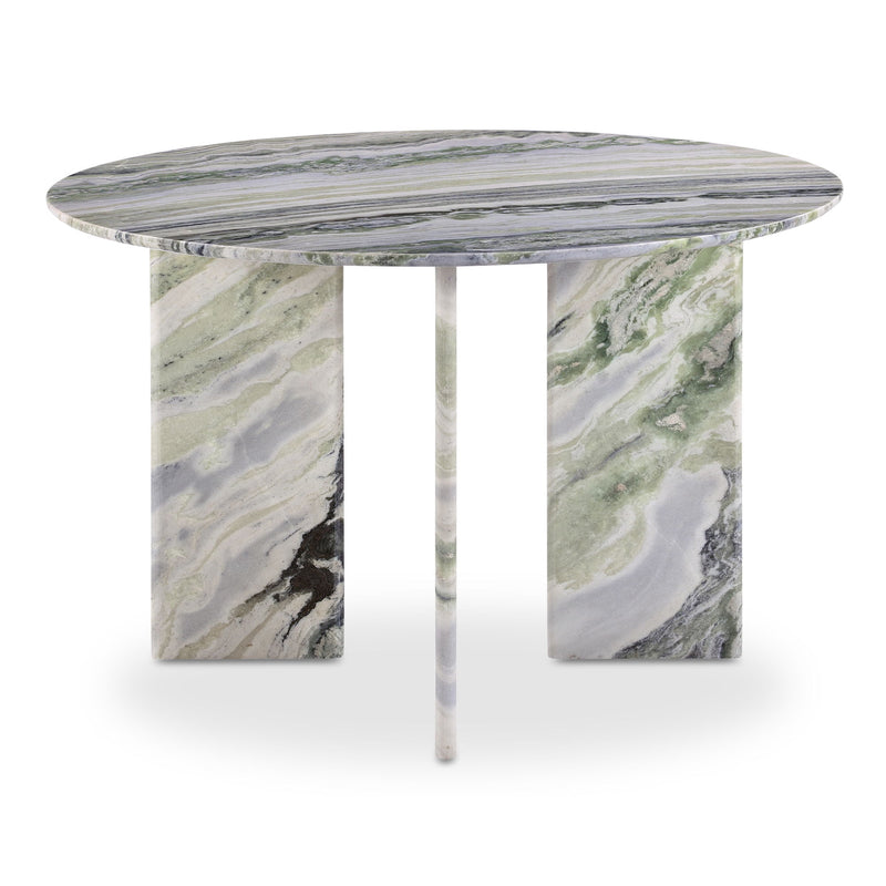 Celia - Round Dining Table - Green / Gray - JaxCo Furniture