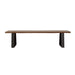 Ditman - Live Edge Wood Dining Bench - Gray Sheesham - JaxCo Furniture