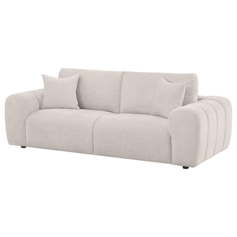 Burnett - Chenille Upholstered Wide Arm Sofa - JaxCo Furniture