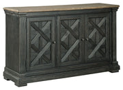 Tyler - Black / Gray - Dining Room Server - JaxCo Furniture