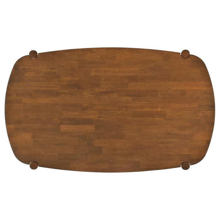 Dortch - Oval Solid Wood Dining Table - Walnut - JaxCo Furniture