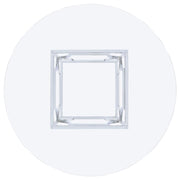 Starlight - Round Glass Top Metal Dining Table - JaxCo Furniture