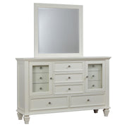 Sandy Beach - 11-drawer Dresser With Mirror - JaxCo Furniture