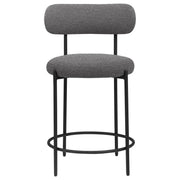 Viola - Boucle Upholstered Bar Stool (Set of 2) - JaxCo Furniture