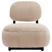 Duffie - Upholstered Armless Accent Chair - Camel - JaxCo Furniture